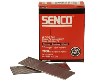 Straight Brad Nails Galvanised 16G x 50mm (Pack 2000)                           