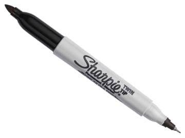 Twin Tip Permanent Marker Black                                                 