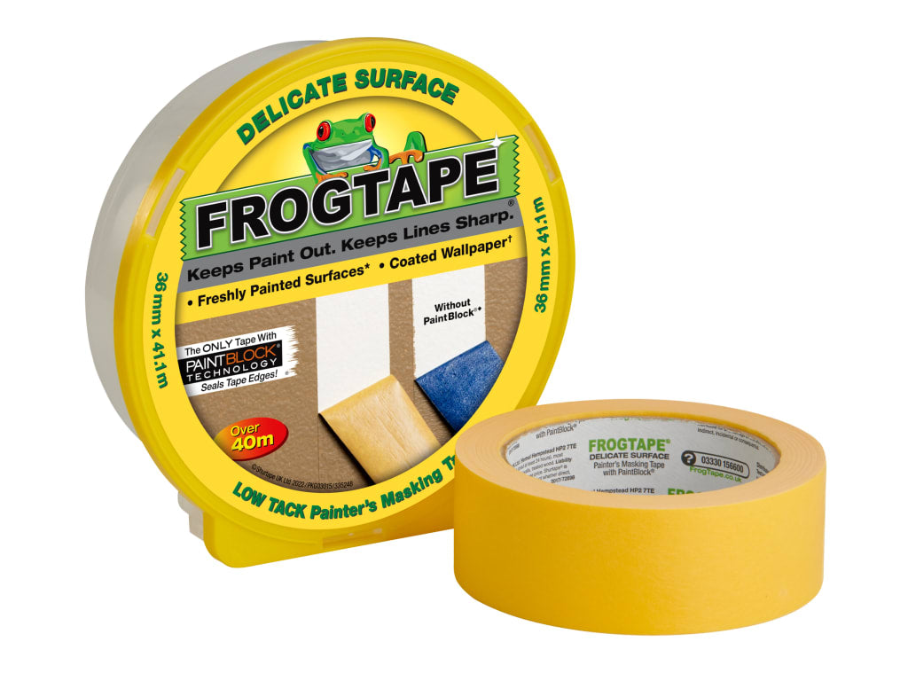 FrogTape® Delicate Surface Masking Tape 36mm x 41.1m                            