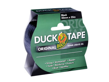 Duck Tape® Original 50mm x 25m Black                                            