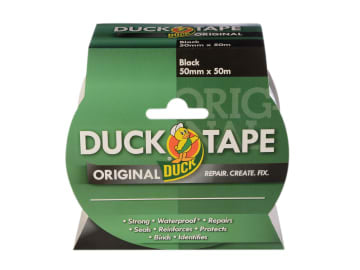 Duck Tape® Original 50mm x 50m Black                                            