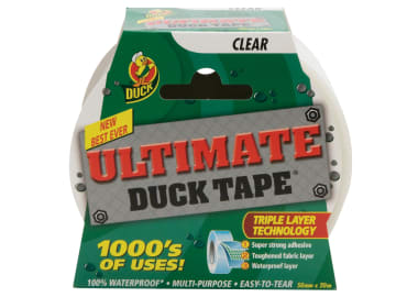Duck Tape® Ultimate 50mm x 20m Clear                                            