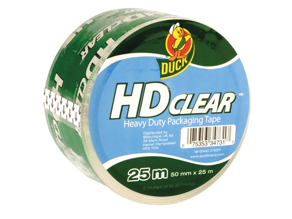 Duck Tape® Packaging Heavy-Duty 50mm x 25m Clear                                