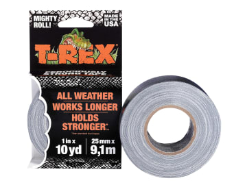T-REX® Duct Tape 25mm x 9.1m Graphite Grey                                      
