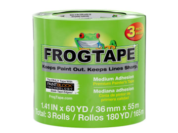 FrogTape® Multi-Surface Masking Tape 36mm x 55m (3 Pack)                        