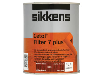 Cetol Filter 7 Plus Translucent Woodstain Dark Oak 1 litre                      