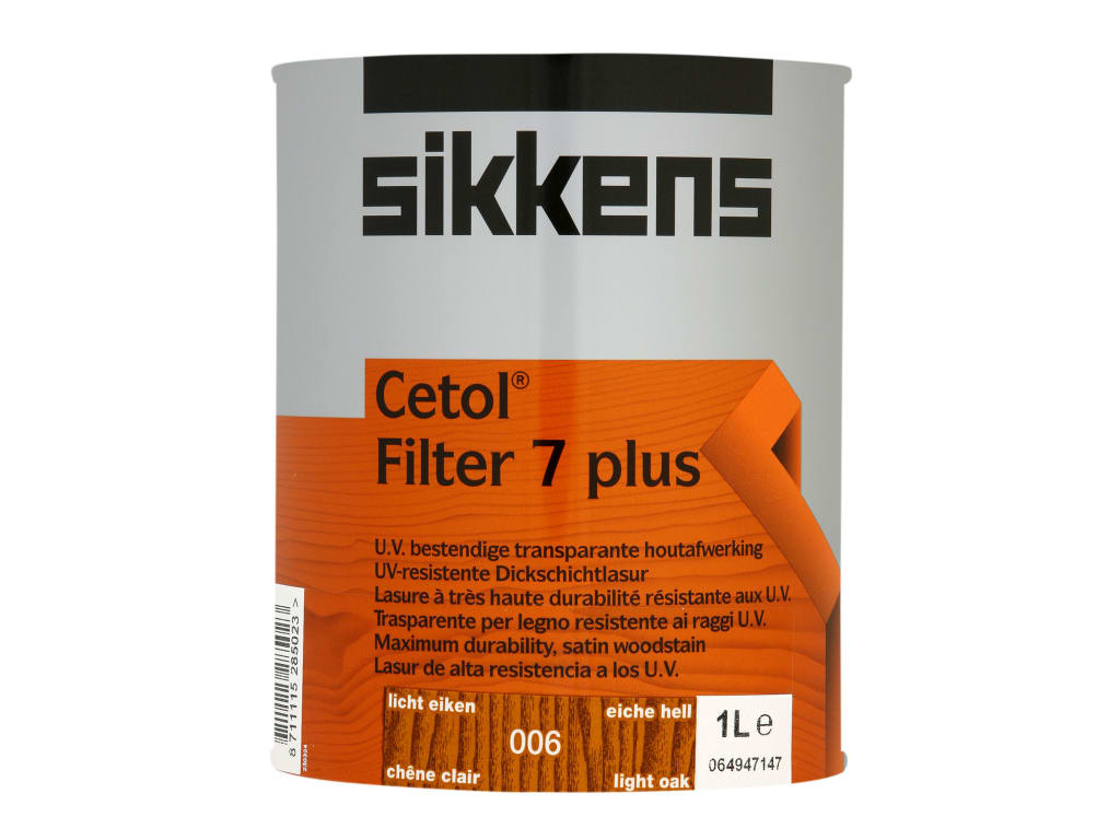 Cetol Filter 7 Plus Translucent Woodstain Light Oak 5 litre                     