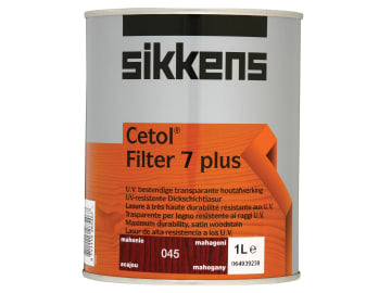 Cetol Filter 7 Plus Translucent Woodstain Mahogany 1 litre                      
