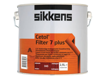 Cetol Filter 7 Plus Translucent Woodstain Mahogany 2.5 litre                    