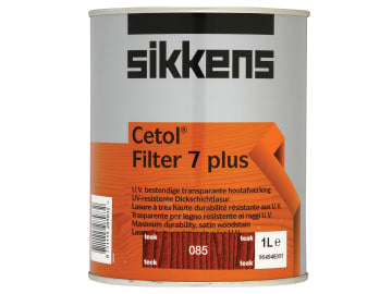 Cetol Filter 7 Plus Translucent Woodstain Teak 1 litre                          