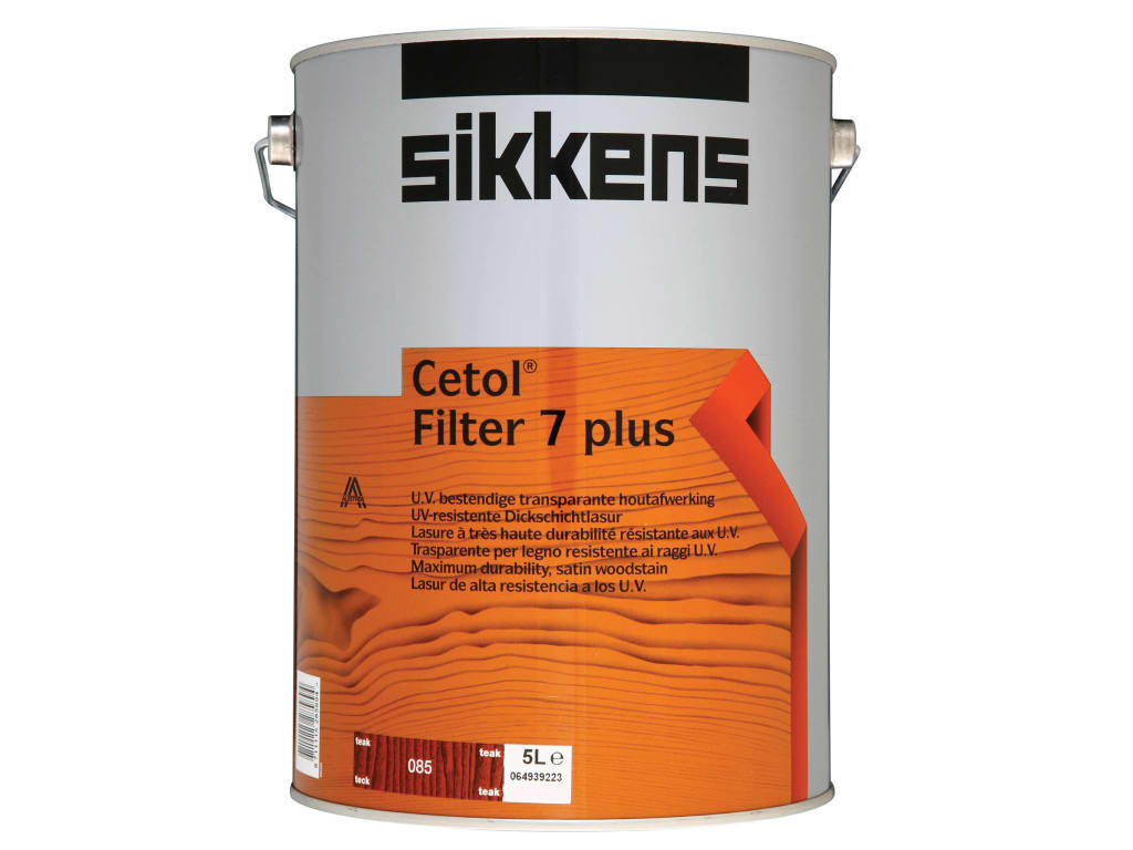 Cetol Filter 7 Plus Translucent Woodstain Teak 5 litre                          