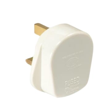 White Fused Plug 13A (Trade Pack 20)                                            