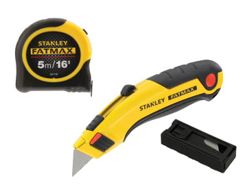 FatMax® Triple Pack - Tape, Retractable Knife and Blades                        