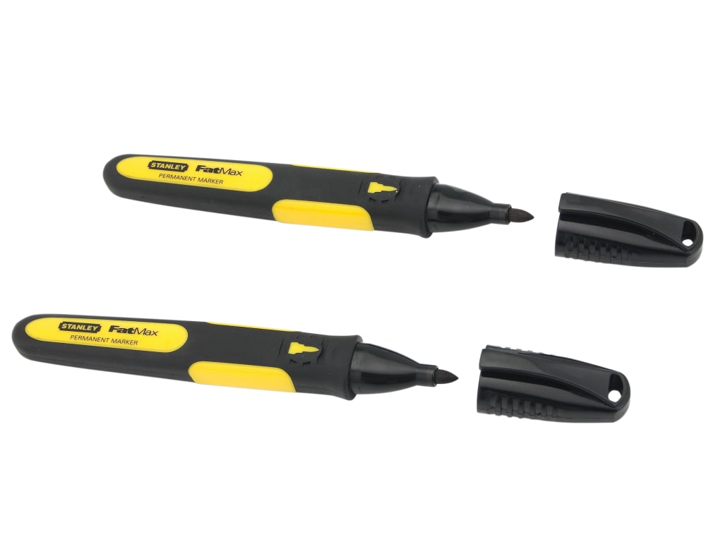 Fine Tip Marker Black (Pack 2)                                                  