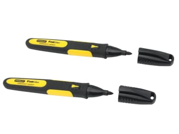 Fine Tip Marker Black (Pack 2)                                                  