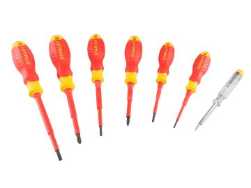 VDE Screwdriver Set, 7 Piece                                                    