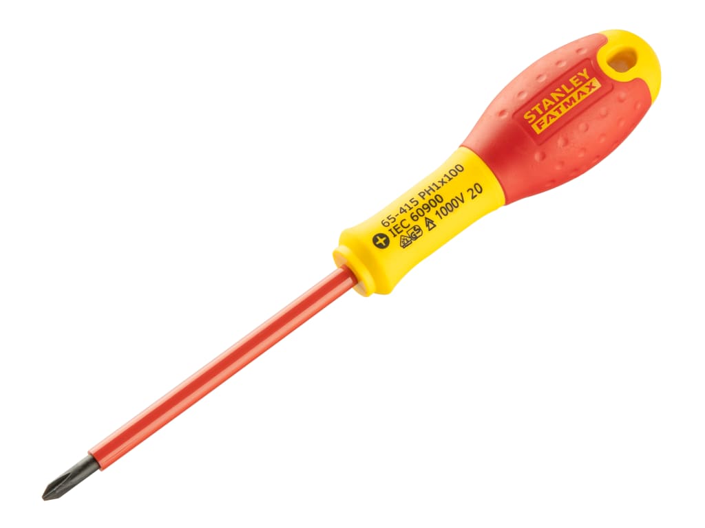 FatMax® VDE Insulated Screwdriver Phillips Tip PH1 x 100mm                      