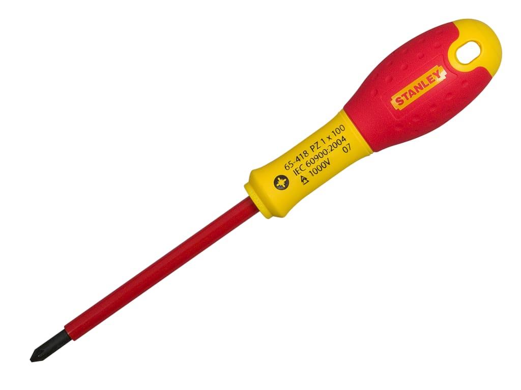 FatMax® VDE Insulated Screwdriver Pozidriv Tip PZ0 x 75mm                       