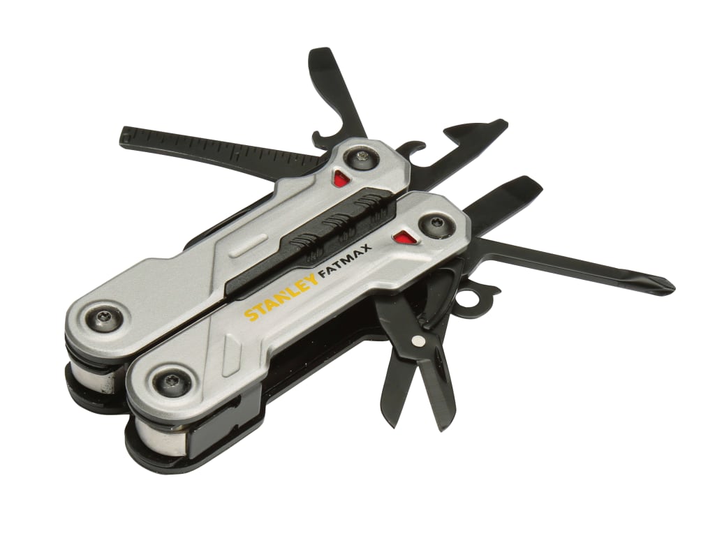 Stanley FatMax multi-tool on a white background