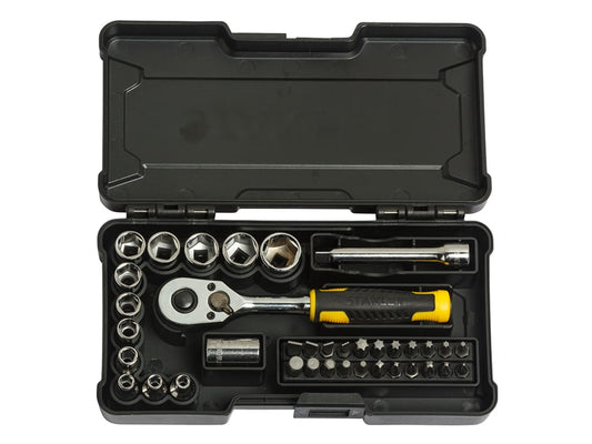 1/4in Compact Socket Set, 37 Piece