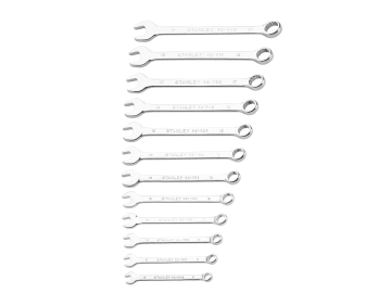 Combination Wrench Set, 12 Piece                                                
