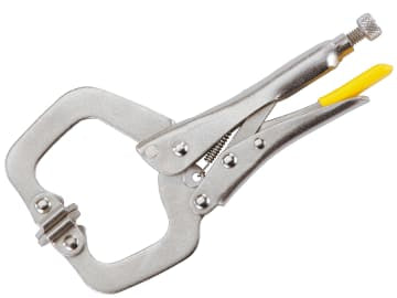 Locking C-Clamp with Swivel Tips 285mm                                          