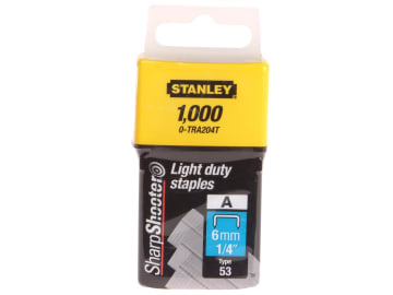 TRA2 Light-Duty Staple 6mm TRA204T (Pack 1000)                                  