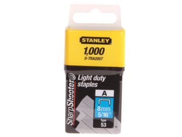 TRA2 Light-Duty Staple 8mm TRA205T (Pack 1000)                                  