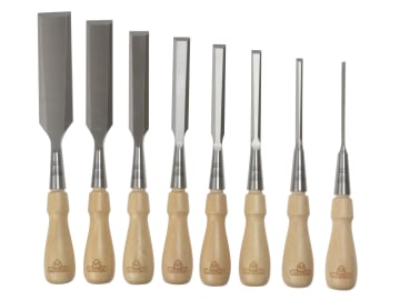 Sweetheart Socket Chisel Set, 8 Piece: 3 6 8 12 15 18 25 & 32mm                 