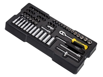 Transmodule System 1/4in Drive Metric Socket Set 60 Piece                       