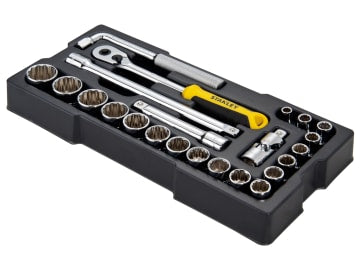 1/2in Drive 12 Point Metric Socket Module 23 Piece                              