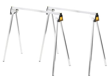 Essential Metal Sawhorses (Twin Pack)                                           
