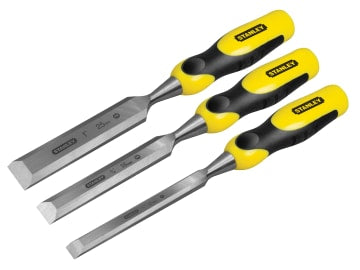DYNAGRIP™ Bevel Edge Chisel with Strike Cap Set, 3 Piece                        