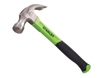 Fibreglass Hi-Vis Claw Hammer 567g (20oz)                                       