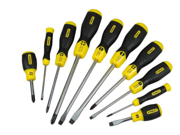 Cushion Grip Screwdriver Set, 10 Piece                                          