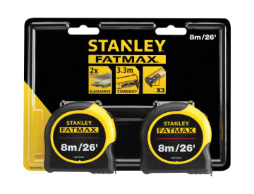 FatMax® Classic Tape Twin Pack 8m/26ft (Width 32mm)                             