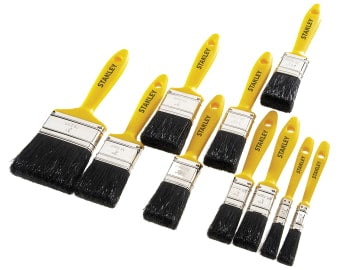 Hobby Paint Brush Set, 10 Piece                                                 