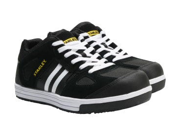 Cody Safety Trainers Black/White Stripe UK 8 EUR 42                             