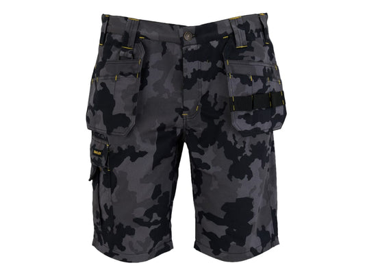 Hanley Holster Shorts Black Camouflage Waist 38in