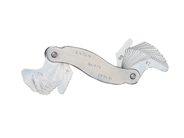 476 Screw Pitch Gauge tpi 3 1/2 - 60                                            