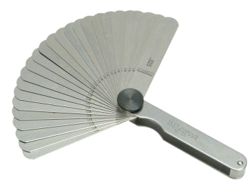 66 Feeler Gauge 26 Piece Set 0.0015-0.025in                                     