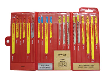 BU4 Jigsaw Blade Assortment Pack, 19 Piece                                      