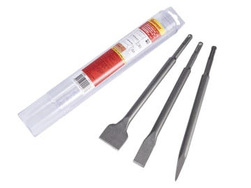 SDS Plus Chisel Set, 3 Piece                                                    