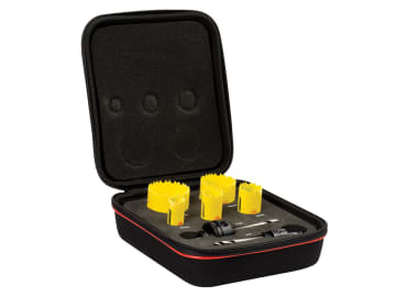 KDC05021 Deep Cut Bi-Metal Electrician's Holesaw Kit, 7 Piece                   