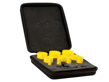 KDC10022 Deep Cut Bi-Metal Deluxe Plumber's Holesaw Kit, 12 Piece               