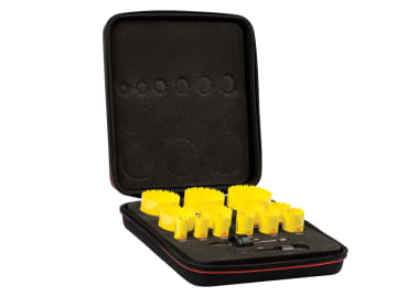 KDC13021 Deep Cut Bi-Metal Universal Holesaw Kit, 15 Piece                      