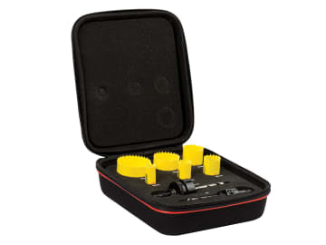 KFC06021 Fast Cut Bi-Metal Electrician's Holesaw Kit, 8 Piece                   