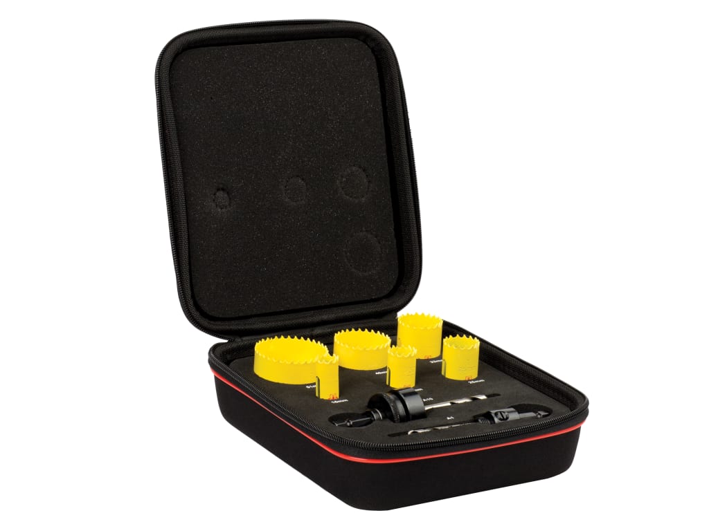KFC06021 Fast Cut Bi-Metal Electrician's Holesaw Kit, 8 Piece                   