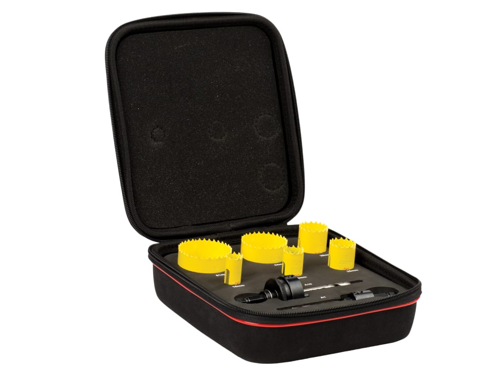 KFC06022 Fast Cut Bi-Metal Electrician's Holesaw Kit, 8 Piece                   