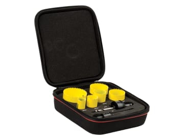 KFC06023 Fast Cut Bi-Metal General Purpose Holesaw Kit, 8 Piece                 